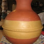 Voici le beau vase de Saboune en cours de polissage.